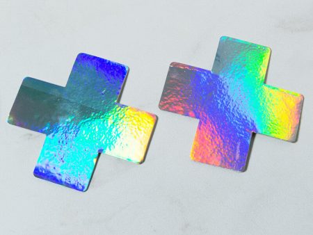 HOLOGRAPHIC X NIPPIE STICKER Cheap