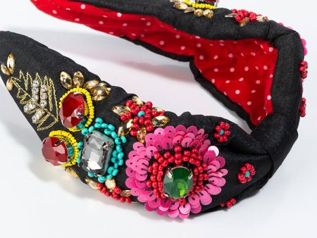 MAMACITA EMBELLISHED HEADBAND Online now