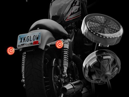 XK Glow Pro Series MotoTurnz - 1157 Flat Style Rear For Cheap