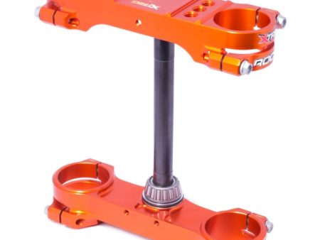 XTrig 03-23 KTM 105 SX  85 SX ROCS Tech Clamp Offset 14 mm. - Orange Online Sale