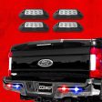 XK Glow Strobe Pod Lights w  Traffic Modes Ultra LEDs Multiple Modes + Solid On - Red + Blue 4pc Online