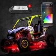 XK Glow Rock Light w  XKchrome App Controlled Bluetooth Advanced Kit 8pc RGB 6W Fashion