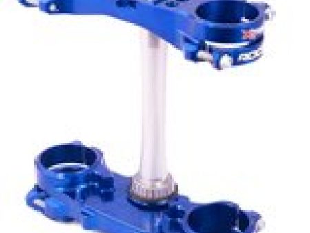 XTrig 06+ Yamaha YZ 125 ROCS Tech Triple Clamp 25 mm. Offset M12 - Blue Online