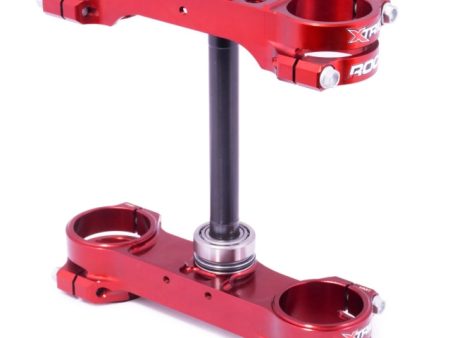 XTrig 03-19 Husqvarna TC 105 85  KTM 85-105 SX ROCS Tech Triple Clamp 14 mm. Offset M12 - Bronze Online now