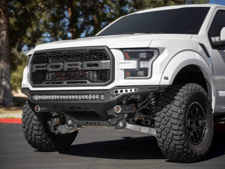 Addictive Desert Designs 17-20 Ford F-150 Raptor Rock Fighter Frame Cut Front Bumper Online now