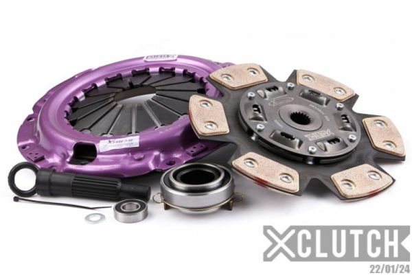 XClutch 92-96 Mitsubishi Lancer GSR 1.8L Stage 2R Extra HD Sprung Ceramic Clutch Kit Cheap