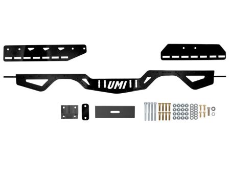 UMI Performance 78-88 GM G-Body Modular Adjustable Transmission Crossmember - Black Online now