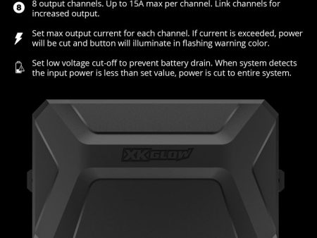 XK Glow XKcommand Bluetooth Switch Panel for Lights 12V Accessory Offroad Online Hot Sale