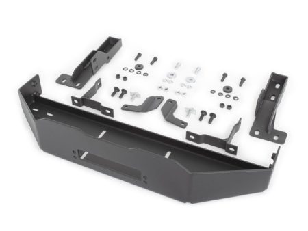 Go Rhino 18-20 Ford F-150 3100 Series StepGuard Winch Plate Kit (Req. 3296T or 3296MT) - Tex. Black Online now